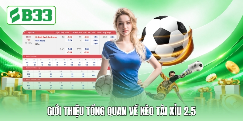 Giới thiệu tổng quan về kèo tài xỉu 2.5